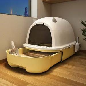 특대형 고양이 화장실 사막화 모래 배변