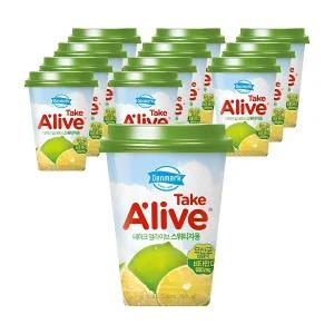 덴마크 테이크 얼라이브 스위티자몽 250ml 12개 간식 학교 방과후 생일 선물 어린이날