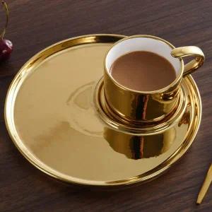 팜파베이 커피러버스 에스프레소컵 세트 90ml 골드