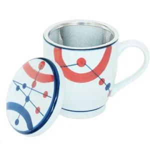 라온 녹차 뚜껑머그컵 WFJZHH1