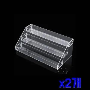 아크릴 3단 투명 매니큐어 깔끔 진열대 ver2 x2개