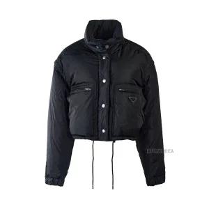 [롯데백화점]프라다 FW25 여성 리나일론 크롭 패딩 29Y132 1WQ9 F0002