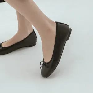 SOVO [NEW VER.] 니콜린 리본 플랫슈즈 1cm