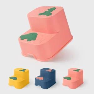 욕실 발디딤대 소형계단 화장실 세면대 2단 3컬러 침대 펫스텝 스툴의자 보조 미니 디딤판