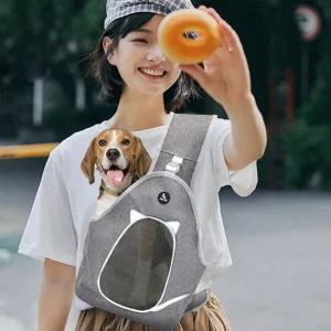 펫테일 강아지 슬링백 포대기이동가방 백포대기 애견이동 애견백 외출