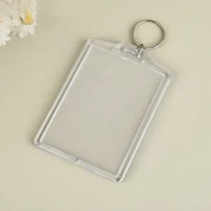 사진 키링 얼굴 증명사진 아이돌 액자 투명 아크릴 케이스 판촉