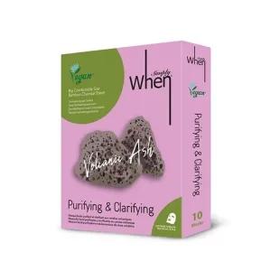 Simply When 비건 마스크팩 10매입 볼케이닉 퓨리파잉