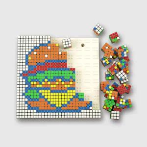 간큐브 GAN 10x10 모자이크 큐브 회색