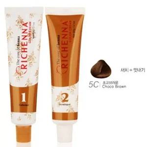 헤나추출물 부드러운향 헤어 염색약 5C 초코브라운-WA82569