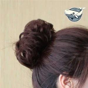 편안한 올림머리 헤어밴드 스타일링 똥머리-WFH6K2W