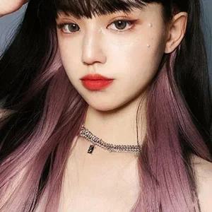 브릿지 헤어피스 5p 애쉬로즈 인모 헤어뽕-WFHFKLI