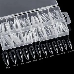 투명 3종 네일팁 인조손톱 네일피스-W9DFAA5