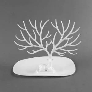 사슴뿔 귀걸이 진열대 화이트 정리대 귀고리 가게-WFHKE50