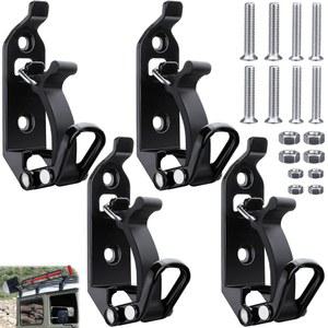 루프 랙용 4PCS 삽 마운트, 홀더 벽 금속 고무 클램프 마운팅 브래킷 키트, , 랙 트럭, 보트, 착륙 장비용 퀵 릴리스 도끼