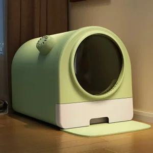 대형화장실 배변통 자동청소 스마트 밀폐형 특대형 고양이