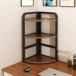 모서리책장 서재 선반 틈새 모퉁이 장식장 조립 책장 삼각장