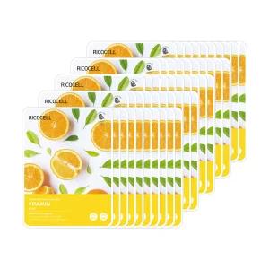 리코셀 네이처 리커버리 비타민 마스크팩 23g 50매