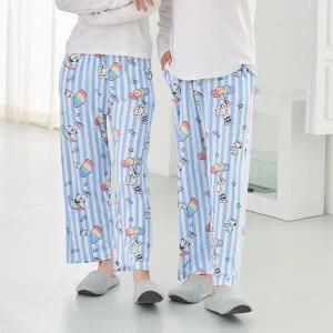 [디즈니]스누피 소프트 피치 9부 줄무늬 파자마(WD713) 택1