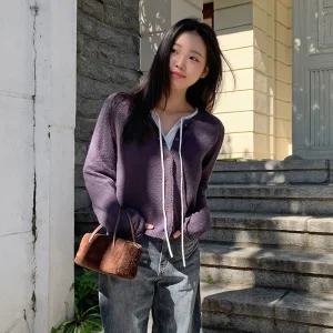 [모어렌] [MADE] 슈비에 울 라운드 가디건 [tcd0456]