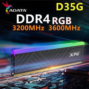 ADATA DDR4 게이밍 램 XPG D35G RGB 16GB 8GB 3200mhz 데스크탑 컴퓨터 메모리