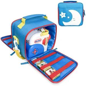 Little Tikes Story Dream 맥hine Books 스타터 세트와 호환되는 휴대용 케이스 프로젝터 스토리북 오디오