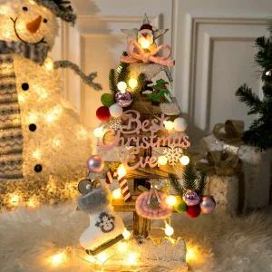 아트박스/플라워트리 크리스마스 이젤 미니트리 LED 베스트이브메트로 58cm