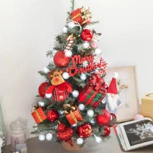 /플라워트리 크리스마스 미니트리 워머 LED 베이비 산타 75cm 장식