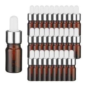 [알티피아]향수용기 실버 뚜껑 스포이드 브라운 공병 5ml 30개