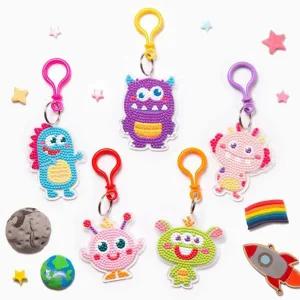 보석십자수 열쇠고리 외계인 디자인랜덤 1개