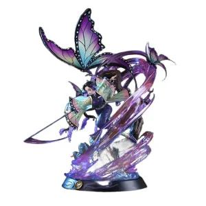 귀멸의 칼날 충주 코츄우 시노부 귀살대 곤충의 호흡 액션 피 귀칼 장식품 굿즈 36cm