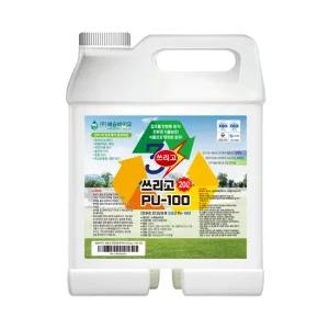 잡초제거효과 무농약 잔디관리 제초제아님 쓰리고 PU-100 20L 해승바이오