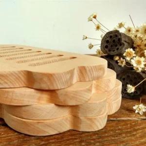 우드 원목 받침대 냄비받침 인테리어 코스터 뚝배기 받침 우드티코스터 그릇받침