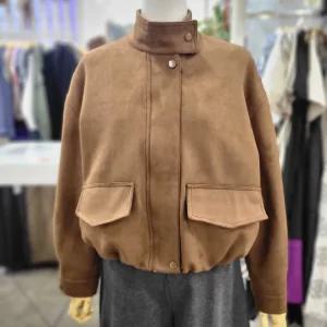 [밸리걸]스웨이드 집업 블루종 자켓 904120