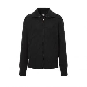 [리뷰이벤트] [닥스골프] 여성 블랙 패턴 울혼방 방풍 집업 가디건 DNSW3D807BK 775770