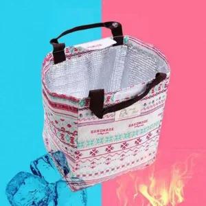 [콩심팥심]보온 보냉 윈터 도시락 에코 따뜻 가방 피크닉 주머니