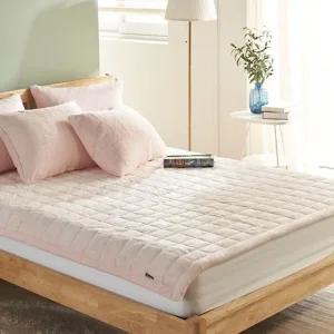고품질 리클 10mm 장모 라셀 극세사 침대패드 SS 핑크 이불도매 (WD0CF2C)