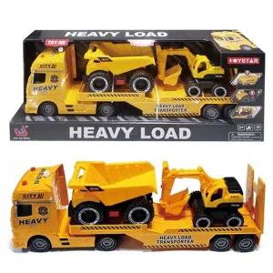 데코앤 사운드 자이언트 건설 트레일러 미니카 작동