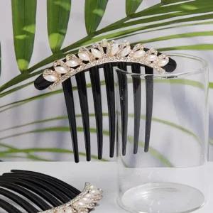 머리핀 대형 올림머리 헤이핀 비녀 왕관 머리장식 헤어장식 올림머리 비녀