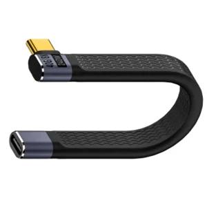 꺾인 PD충전케이블 C타입연장선 확장젠더 ㄱ자 기역자 90도