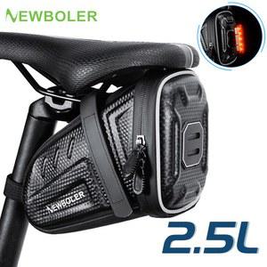 2025 새로운 방수 자전거 안장 가방 MTB 도로 Saddlebags 반사 줄무늬 도구 홀더 액세서리