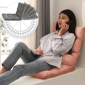 좌식 의자 각도조절 체어 리클라이너 등받이 1인