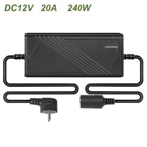 AC-DC 110v/220v-12V 변환기 20A 240W 차량용 시거잭 소켓 전원 어댑터 (팽창기 냉장고용)