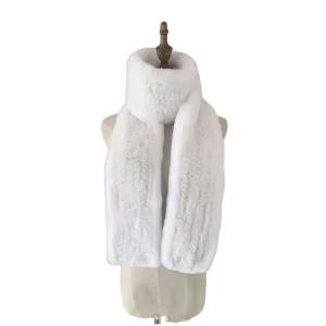 토끼털 목도리 천연 리얼 밍크퍼목도리 겨울 폭스 모피 머플러 여성용