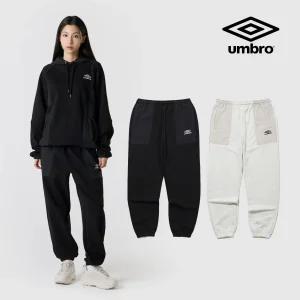 엄브로 남여공용 HBL 하이브리드 니트 조거 팬츠 UQ321CFP97 571452