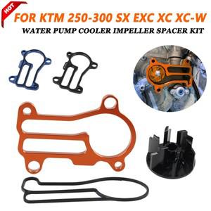 냉각수 탱크대형 워터 펌프 쿨러 임펠러 스페이서 키트 KTM 250 300 SX EXC XC-W 2017 바이크 오토바이 액