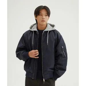 스파오 SPAO 후드탈착 오버핏 MA-1 항공 점퍼SPJAF4TC05 186981