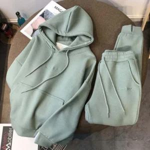 이레유통 여자 여성 기모 후드티 바지 셋업 트레이닝복 세트