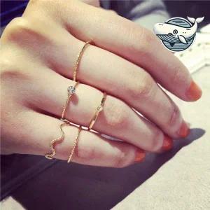 [콩심팥심]러블리 실반지 5종 트렌디 레이어드 링 시크한 우정반지 패션반지