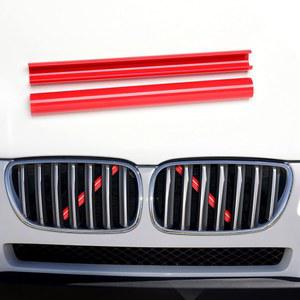 BMW 그릴과 호환되는 AggAuto, 1/2/3/4/5 시리즈용 스트라이프 삽입 (F20 F21 F22 F23 F30 F31 F32 F33 F34 F45 F46) 2011-2021, 328i/320i/335i/428i 그릴 액세서리 레드 V 브레이스 커버