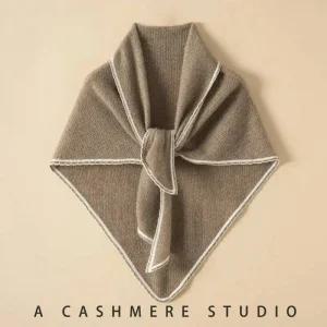 캐시미어머플러 캐시미어숄 캐시미어 100 스카프 목도리 니트 숄더 랩 여성 삼각 목 겨울 가을